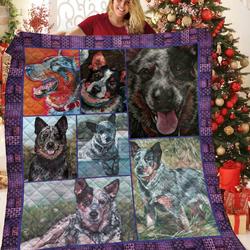 Australian Cattle Dog Jfj Quilt Me and Home Decor