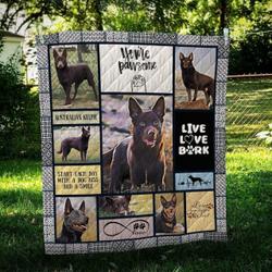Australian Kelpie Pawsome Cl09100031Mdq Quilt Blanket and Home Decor