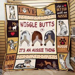 Australian Shepherd Dog Lnt0312029 Quilt Blanket and Home Decor