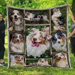 Australian Shepherd HHE6 3D Customized Quilt and Home Decor