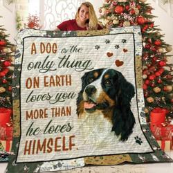 Australian Shepherd Space Dream 3D Customized Quilt and Home Decor