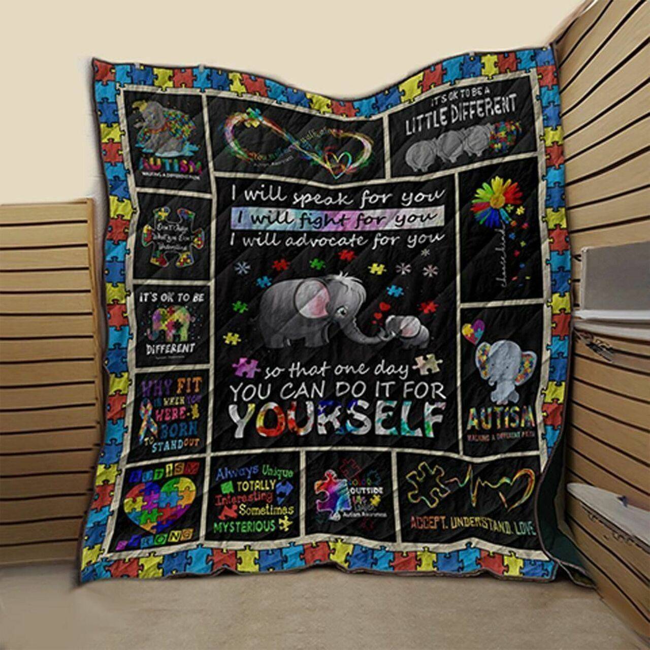 Autism 3D Customized Quilt TSV1 and Home Decor