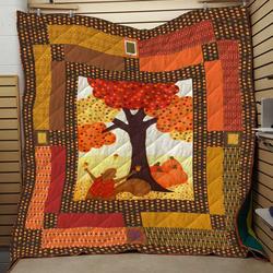 Autumn Quilt Blanket Th1607 and Home Decor