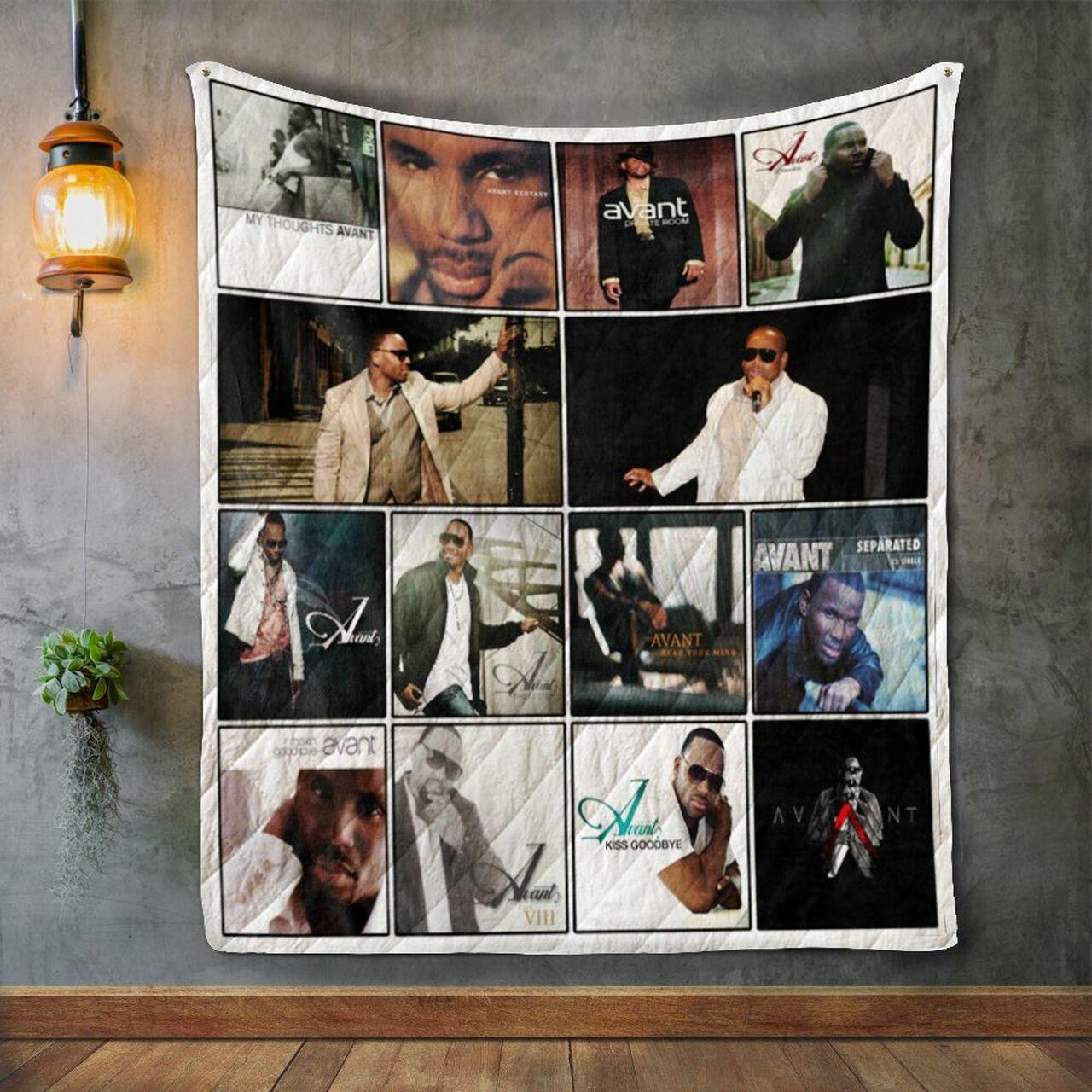 Avant Album Covers Quilt Blanket and Home Decor