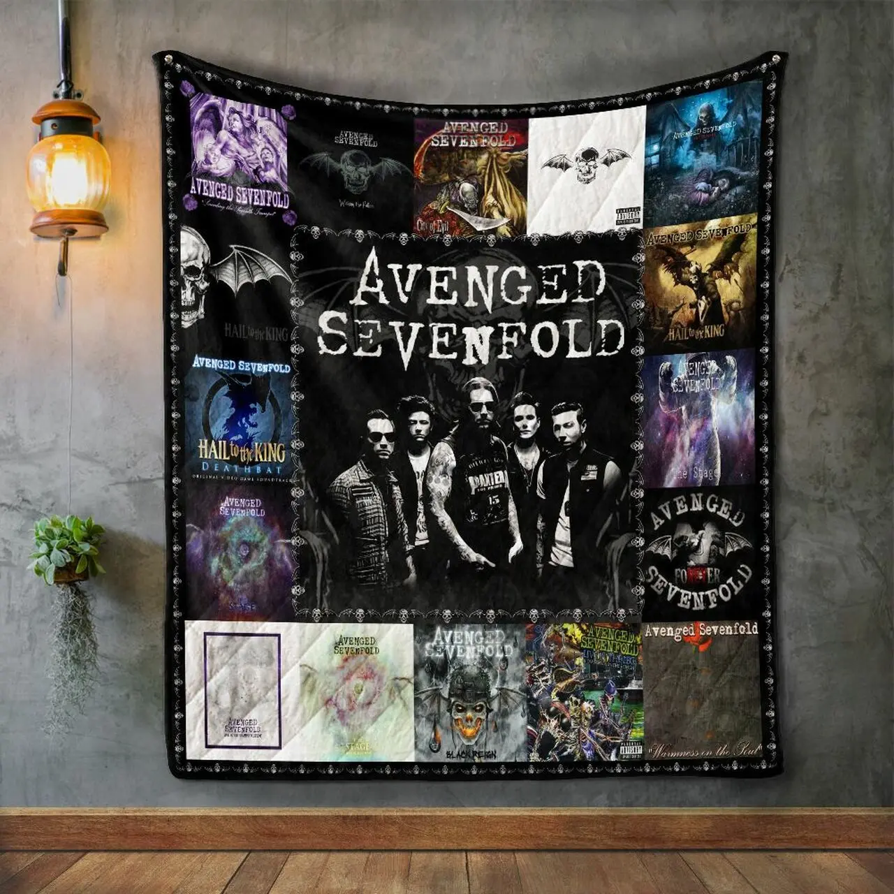 Avenged Sevenfold Style 2 Album Covers Quilt Blanket and Home Decor