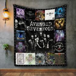 Avenged Sevenfold Style 2 Album Covers Quilt Blanket and Home Decor
