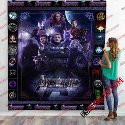Avenger Team 22 Marvel Infinity War End Game 3D Customized Quilt Blanket and Home Decor