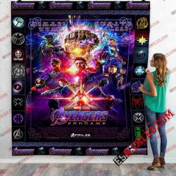 Avenger Team 25 Marvel Infinity War End Game 3D Customized Quilt Blanket and Home Decor