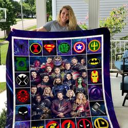 Avengers Quilt D2 and Home Decor