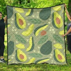 Avocado Pattern DHCDHC DT1910 Quilt Blanket and Home Decor