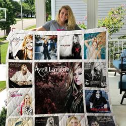 Avril Lavigne Albums Quilt Blanket 01 and Home Decor