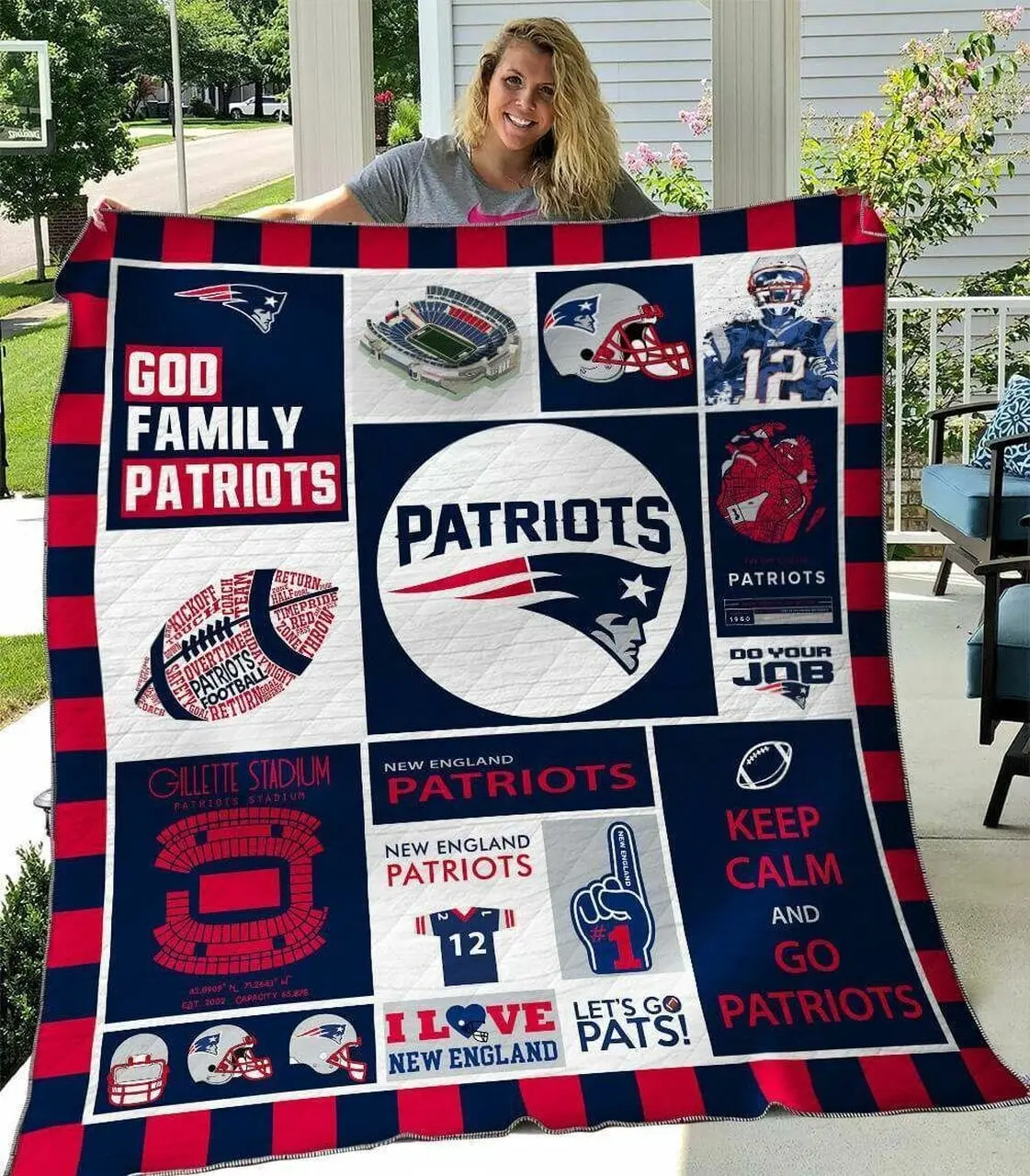 B250508 Quilt Blanket and Home Decor