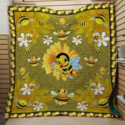 Baby Bee Flower Quilt and Home Decor