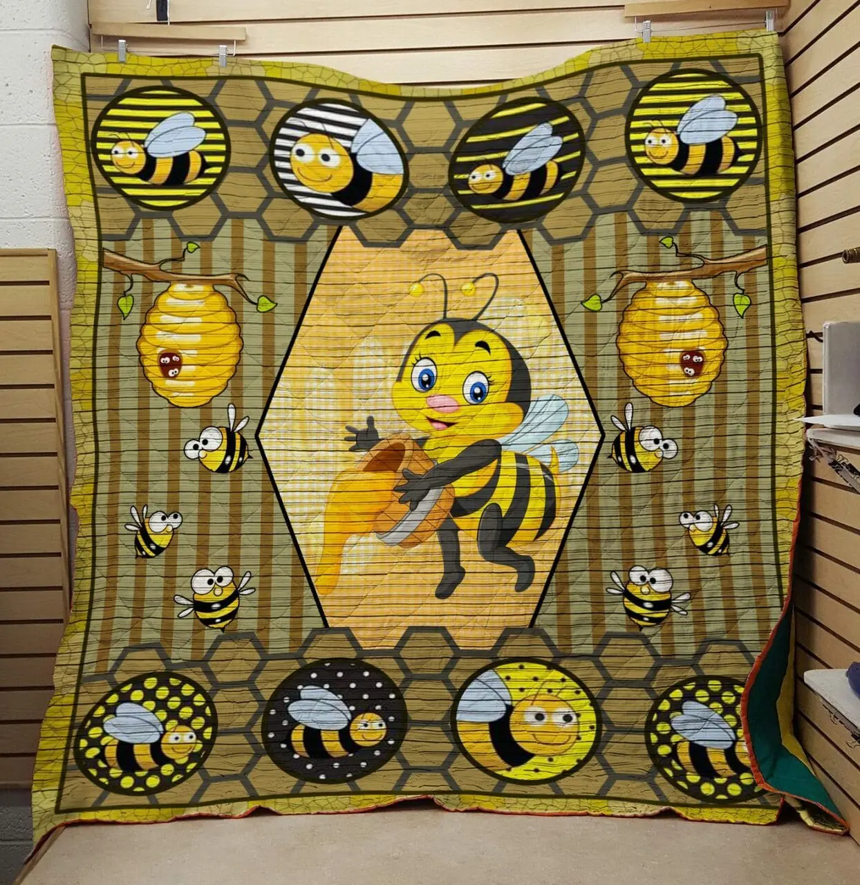 Baby Bee Quilt and Home Decor
