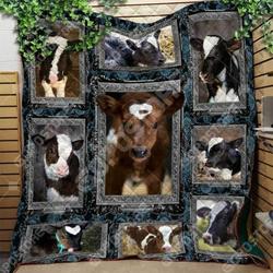 Baby Cows Cl15110007Mdq Quilt Blanket and Home Decor