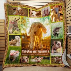 Baby Cute Farm Animals Quilt Blanket ABC07113420 and Home Decor