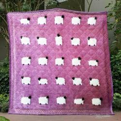 Baby Sheep Quilt Blanket Bn14  Quilt and Home Decor