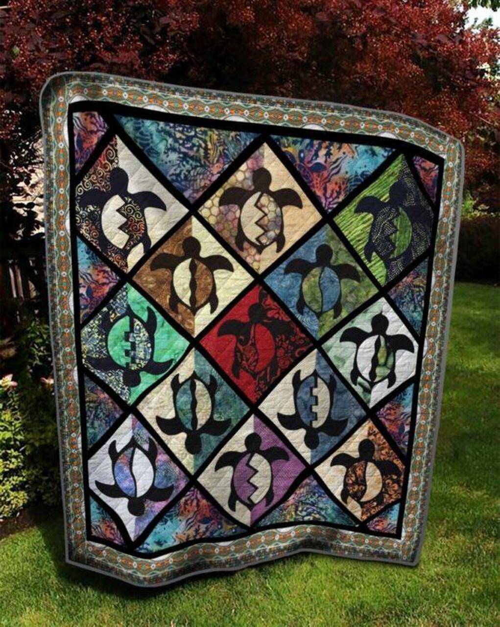 Baby Turtle Quilt Blanket Quilt and Home Decor