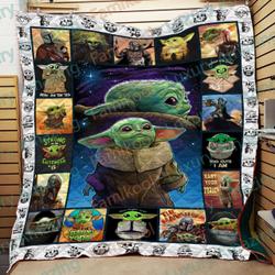 Baby Yoda Quilt and Home Decor