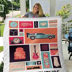 Back To The Future HVT190924 Quilt Blanket and Home Decor
