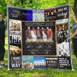 Backstreet Boys Anniversary Quilt and Home Decor