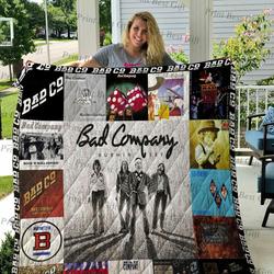 Bad Company Albums Cover Poster Quilt Blanket Ver 2 and Home Decor