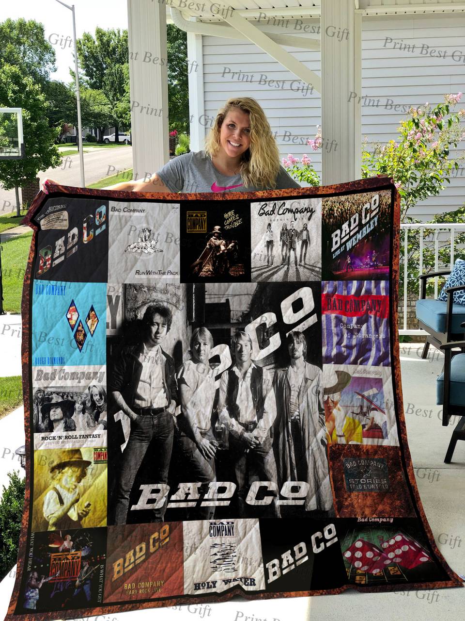 Bad Company Albums Cover Poster Quilt and Home Decor