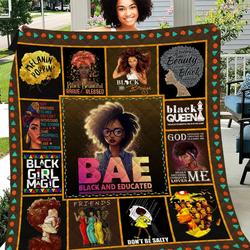 Bae Black And Educated Melanin Women Quilt Abg2153 Fuct1908 and Home Decor
