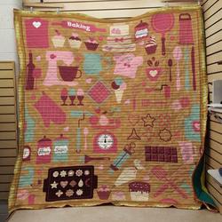 Baker: Pink Quilt and Home Decor