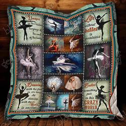 Ballerina Dancing Cl18100037Mdq Quilt Blanket and Home Decor