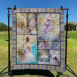 Ballet Girl DHCKL0909 Quilt Blanket and Home Decor