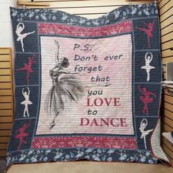 Ballet Quilt Blanket ABC07114204 and Home Decor