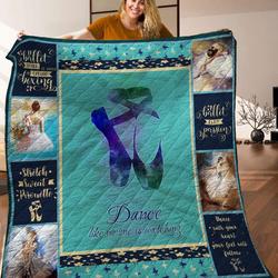 Ballet Quilt Blanket C9B240313PT and Home Decor
