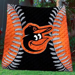 Baltimore Orioles B2109317 Quilt Blanket and Home Decor