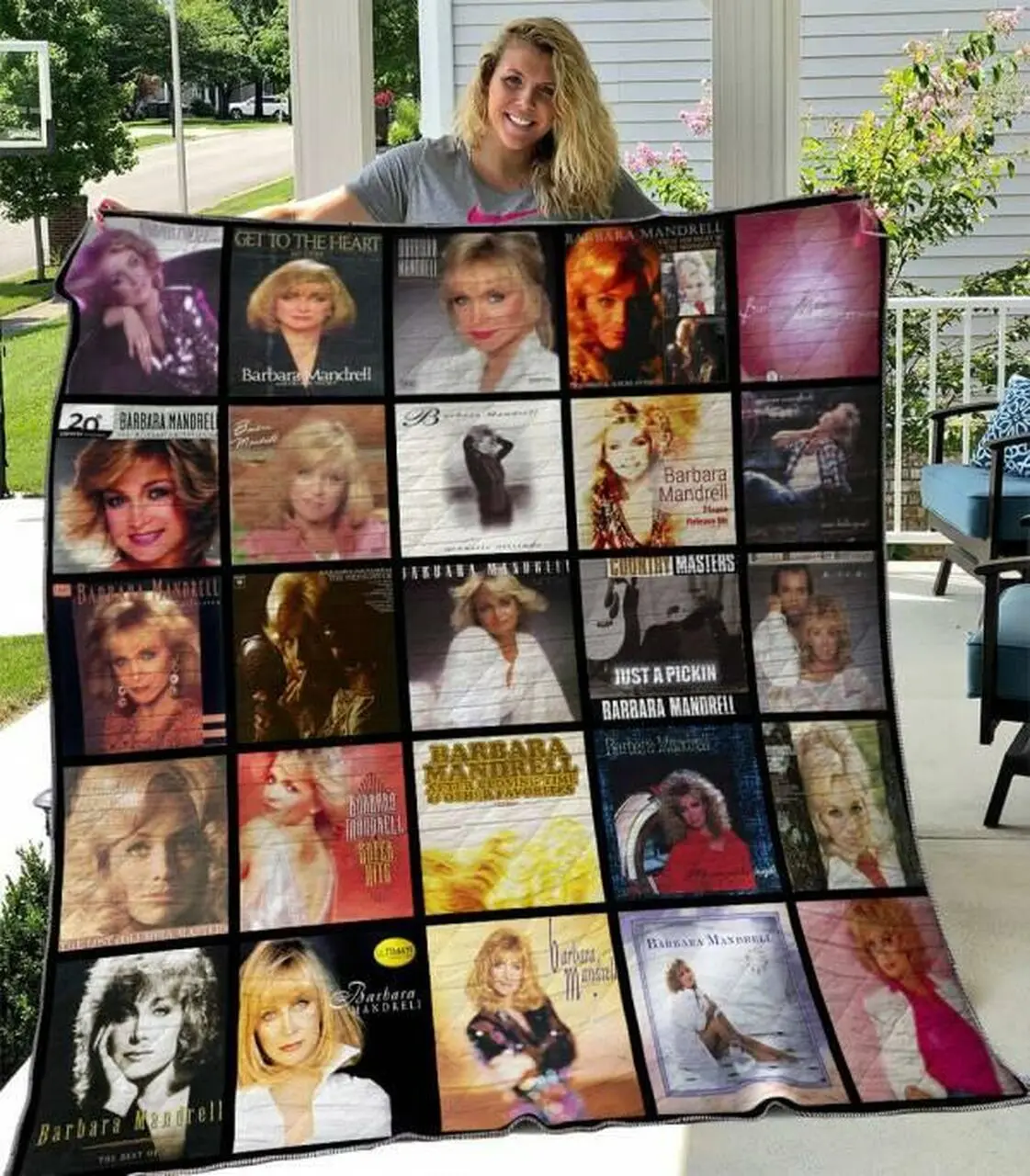 Barbara Mandrell Quilt Blanket M250502 Quilt and Home Decor