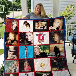 Barbra Streisand Quilt Blanket 01 and Home Decor