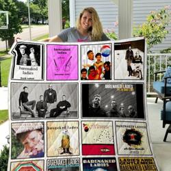 Barenaked Ladies Quilt Blanket and Home Decor