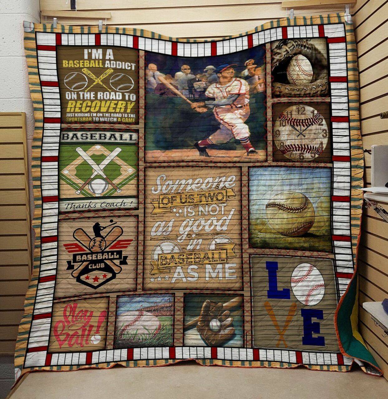 Baseball 103001 3D Customized Quilt Blanket 556 and Home Decor