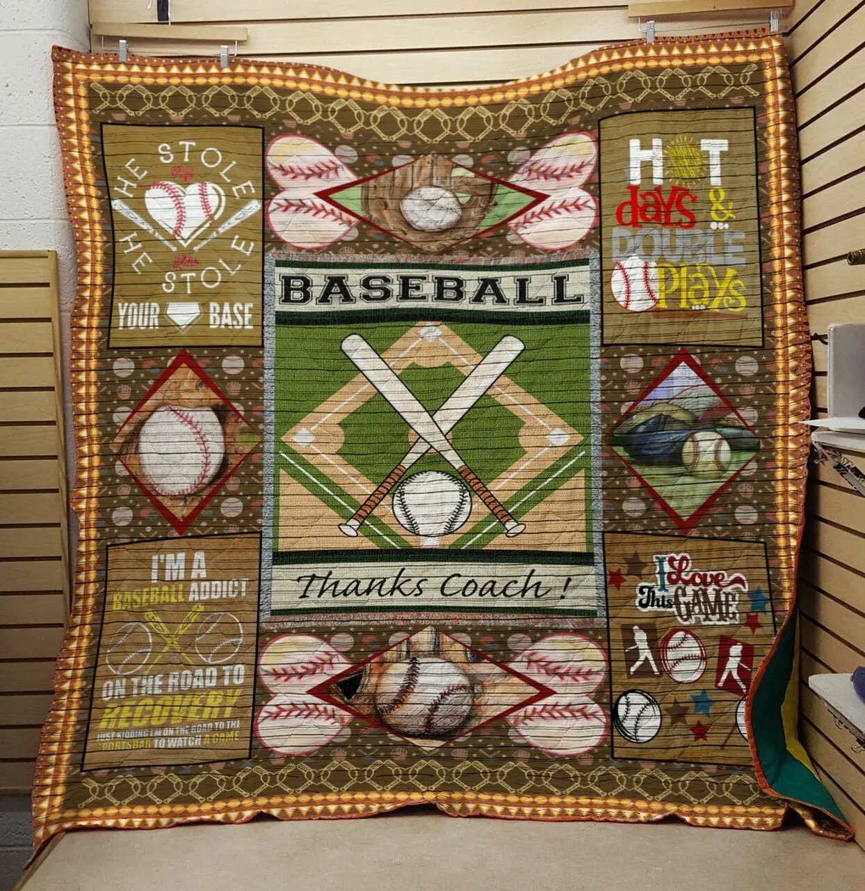 Baseball 103002 3D Customized Quilt Blanket 555 and Home Decor