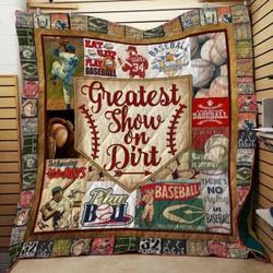 Baseball Cla1610061Q Quilt Blanket and Home Decor