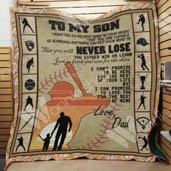 Baseball Dad Quilt Blanket Dhc1102824Td and Home Decor