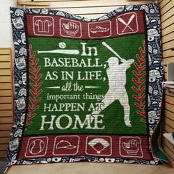 Baseball Home Quilt and Home Decor