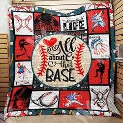 Baseball Hur Quilt wg and Home Decor
