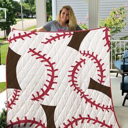 Baseball HUR26865 3D Customized Quilt 2307 and Home Decor