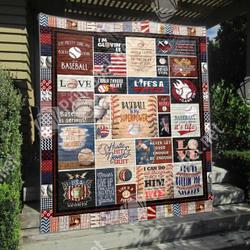 Baseball Is My Superpower DHCDHC DT0910 Quilt Blanket and Home Decor