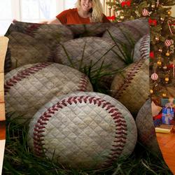 Baseball Jfj Quilt Cb and Home Decor