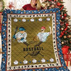 Baseball Jfj Quilt Hb and Home Decor