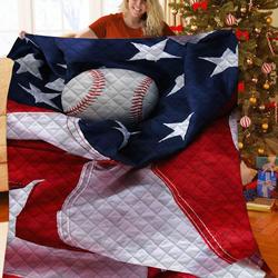 Baseball Jfj Quilt Js and Home Decor