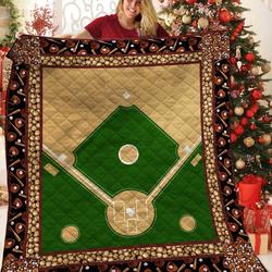 Baseball Jfj Quilt Sj and Home Decor