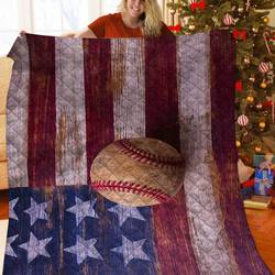 Baseball Jfj Quilt Uo and Home Decor
